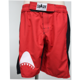 Shark- MMA shorten- rood/zwart- krav maga